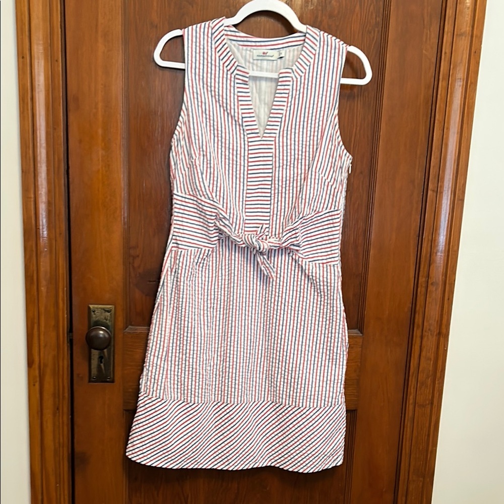 Vineyard Vines Red and Blue Sleeveless Sundress